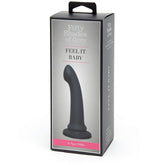 Fifty Shades of Grey Feel It Baby Black G-Spot Dildo Slimline Silicone 100% Waterproof with Suction Cup Base DONGS